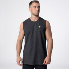 Polleo Men's Strike Performance Training Tank, Grey 